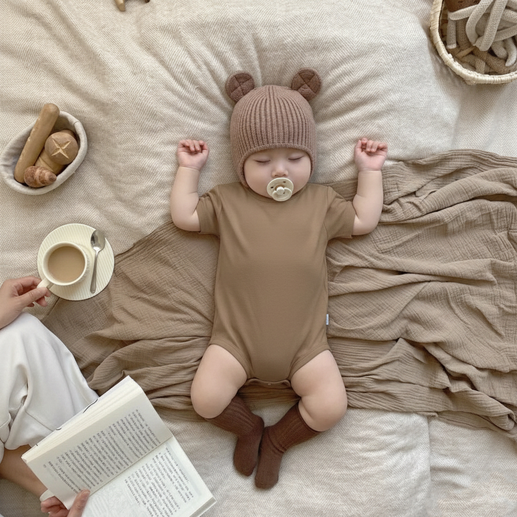 Soft baby clothing texture